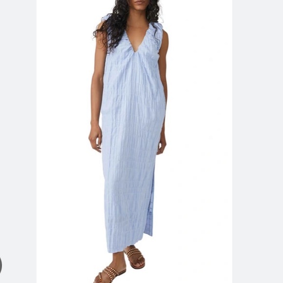 New: Free People Agatha Midi Dress. Size Large - Picture 12 of 16